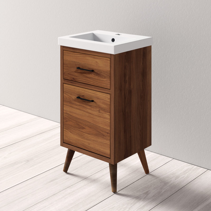 Joel 18'' Single Bathroom Vanity & Reviews AllModern